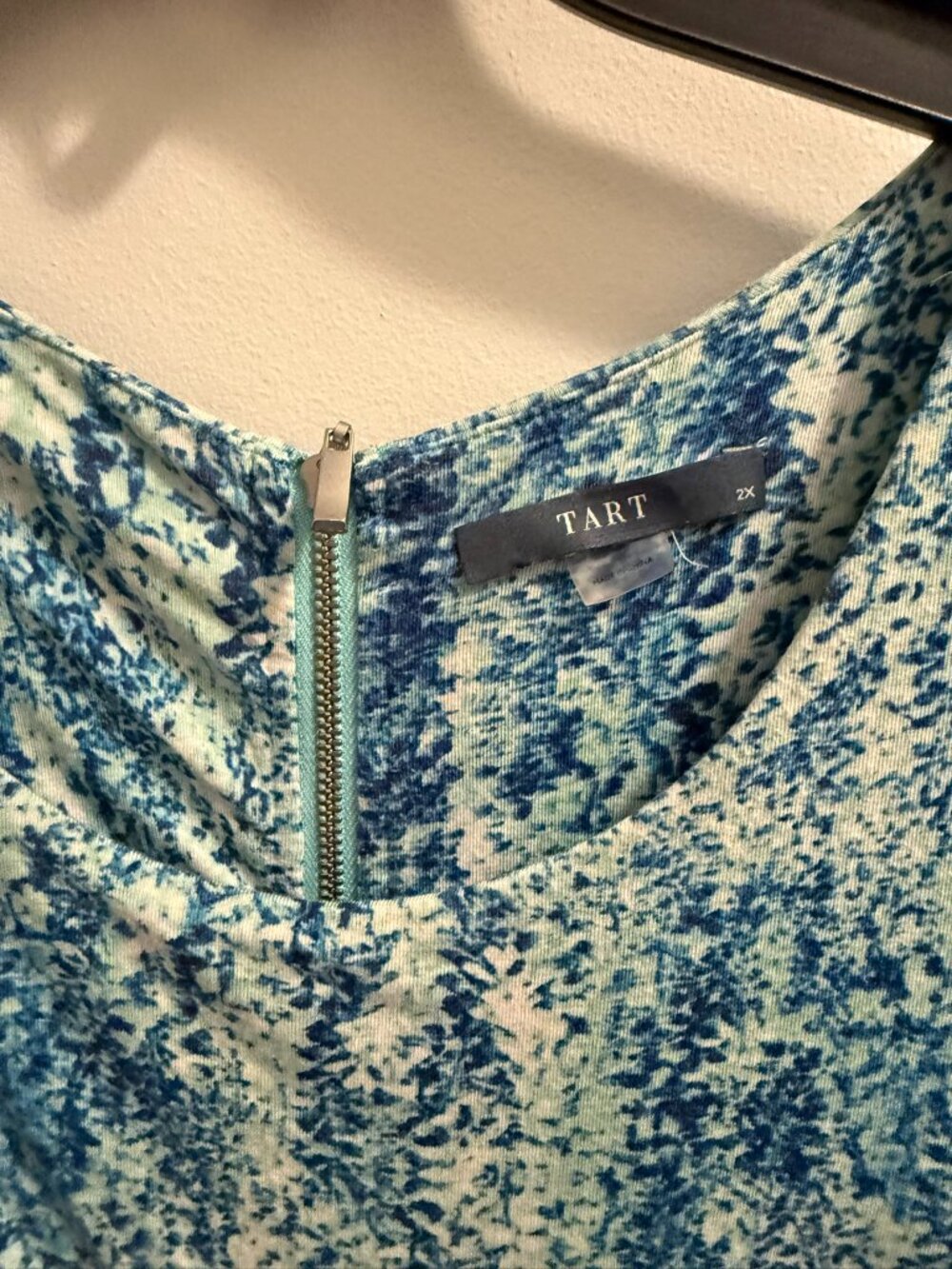 Tart abstract print modal dress, size 2X - Picture 3 of 4